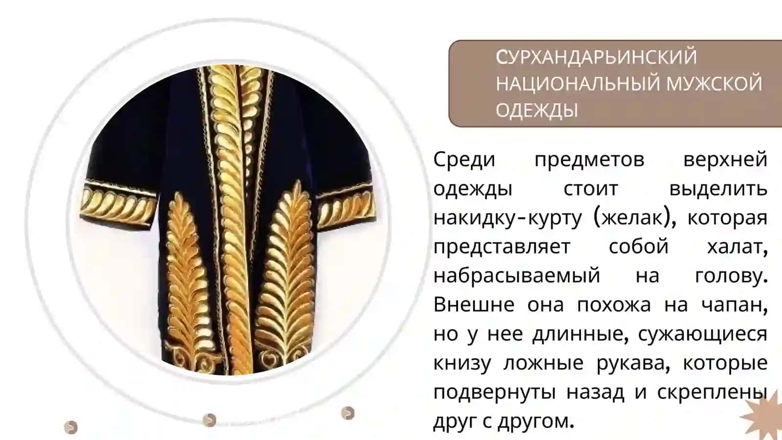 СУРХАНДАРЬИНСКИЙ НАЦИОНАЛЬНЫЙ МУЖСКОЙ ОДЕЖДЫ 2