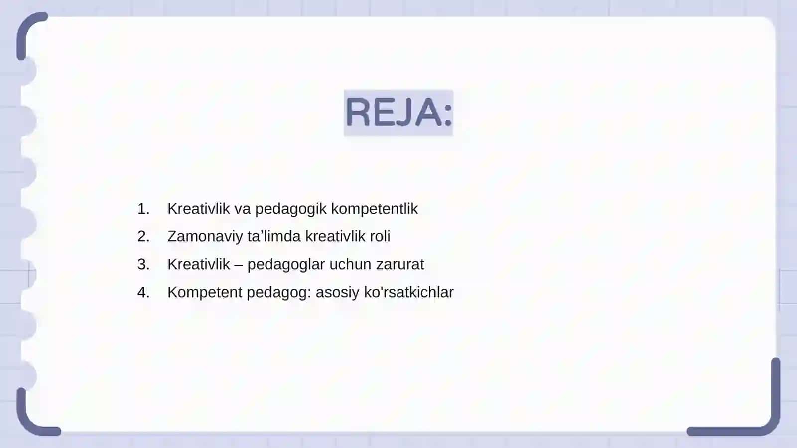 Kreativlik va pedagogik kompetentlik 2