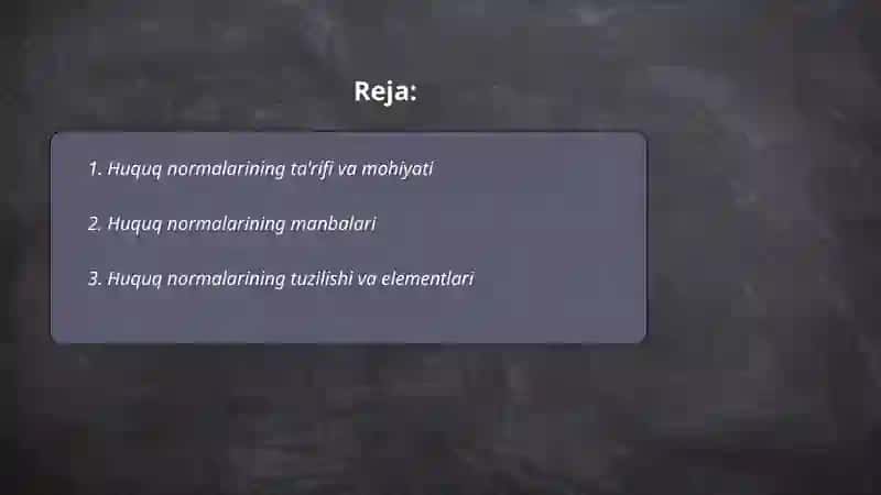 Huquq normalari 2