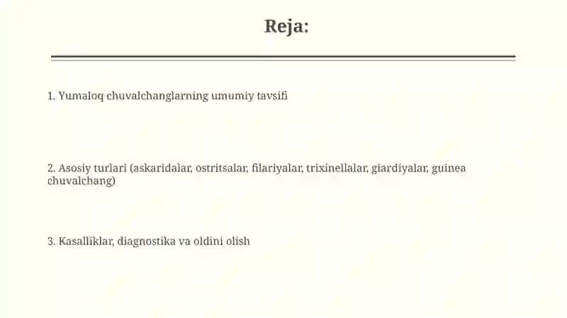 Yumaloq chuvalchanglar 2