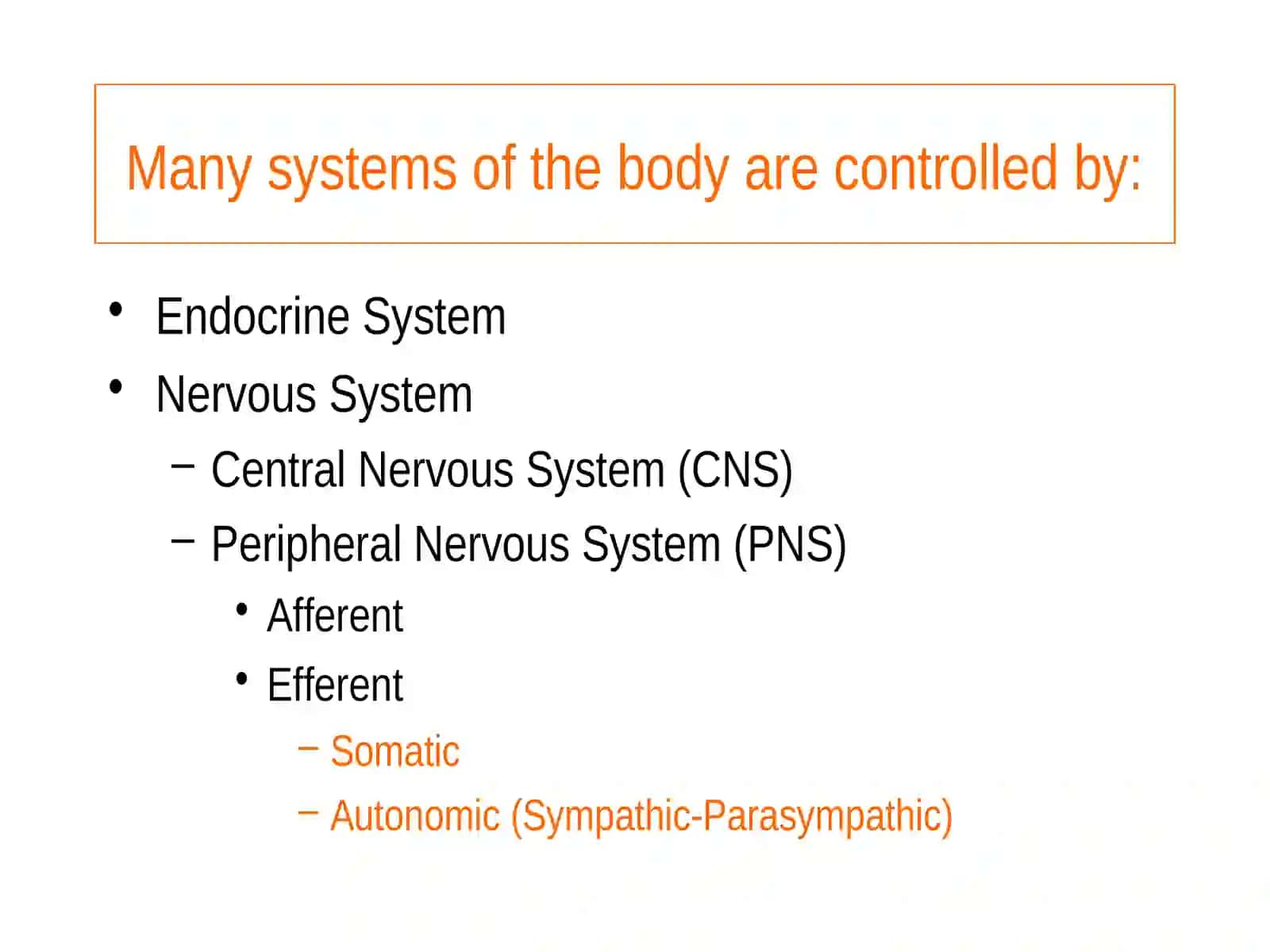 Introduction to Autonomic Pharmacology 2