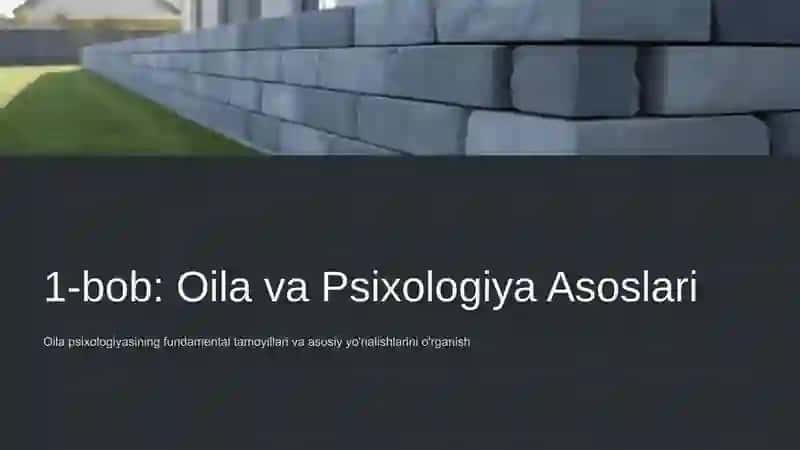 Oila Psixologiyasi 2