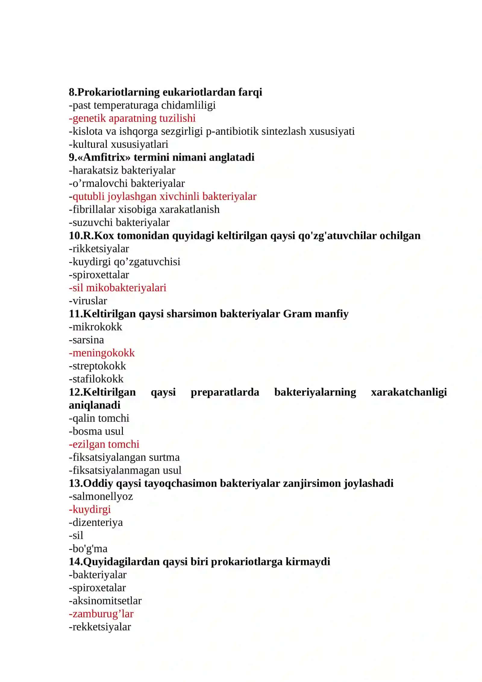 Mikrobiologiya oraliq 2