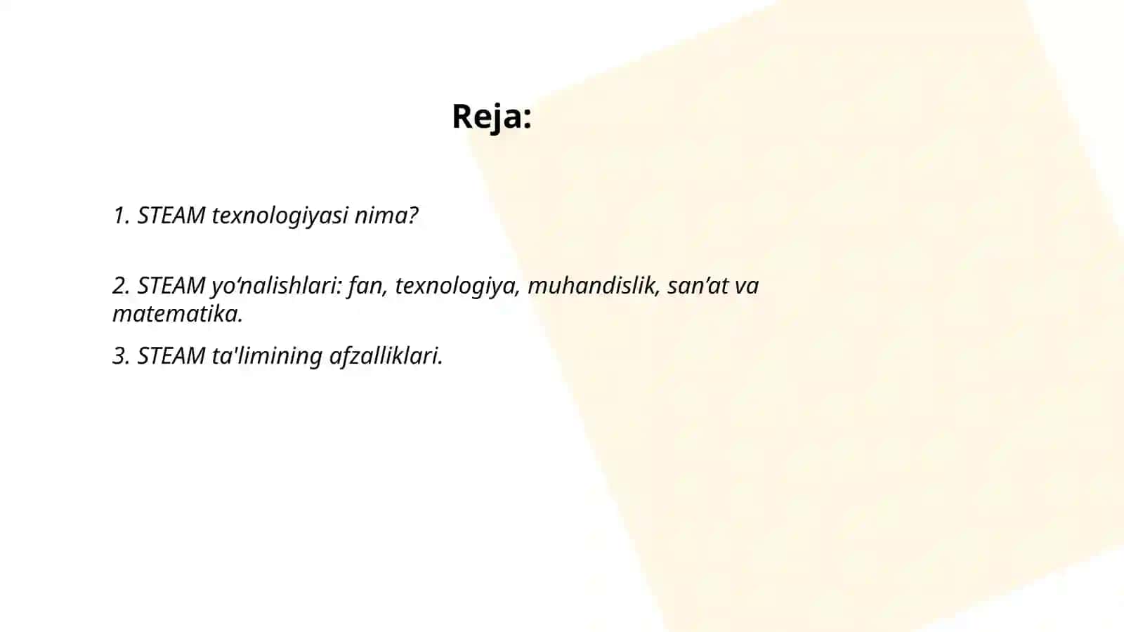 STEAM texnologiyasi haqida ma'lumot 2