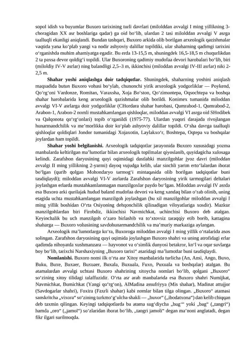 Buxoro vohasi shaharlari 2