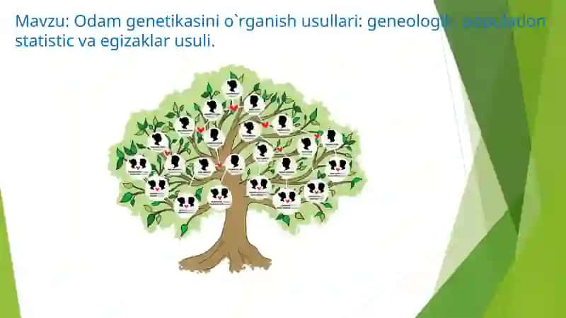 Odamgenetikasini o'rganish 2