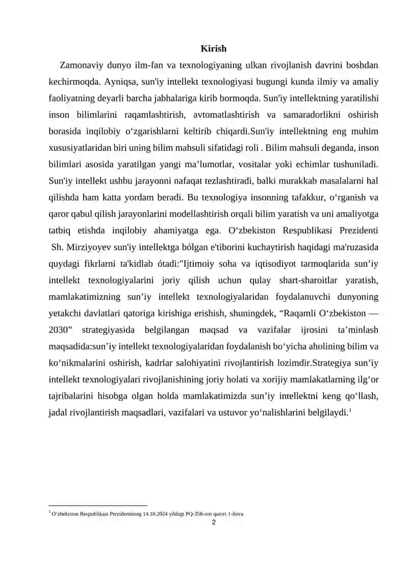 SUN'IY INTELLEKT VA BILIM MAHSULI TUSHUNCHASI 2