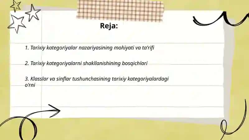 Tarixiy kategoriyalarni shakllanishi va taraqqiyoti 2