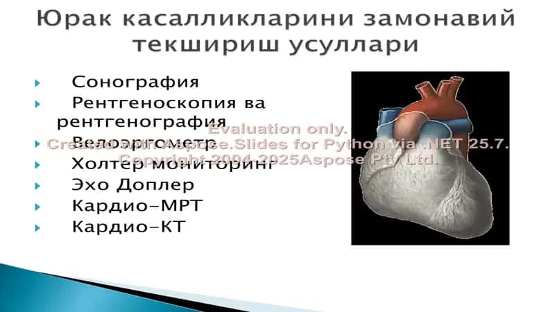 Kardiologiyaviy Sonografiya va Diagnostika usullari 2