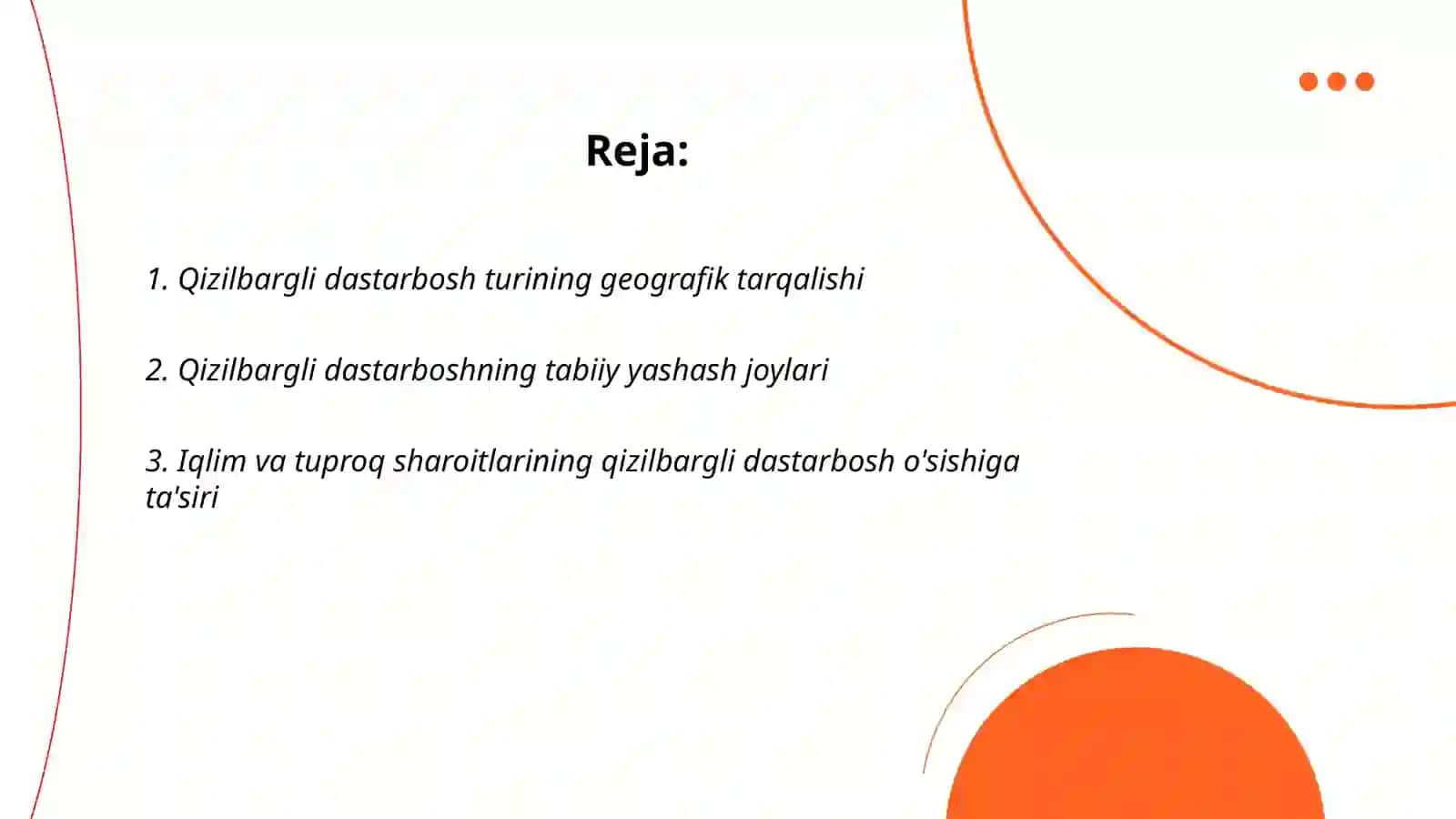 Qizilbargli dastarbosh( Tanacetum parthenifolium) turining tarqalishi, ekologiyasi va tibbiyotda qoʻllanishi 2