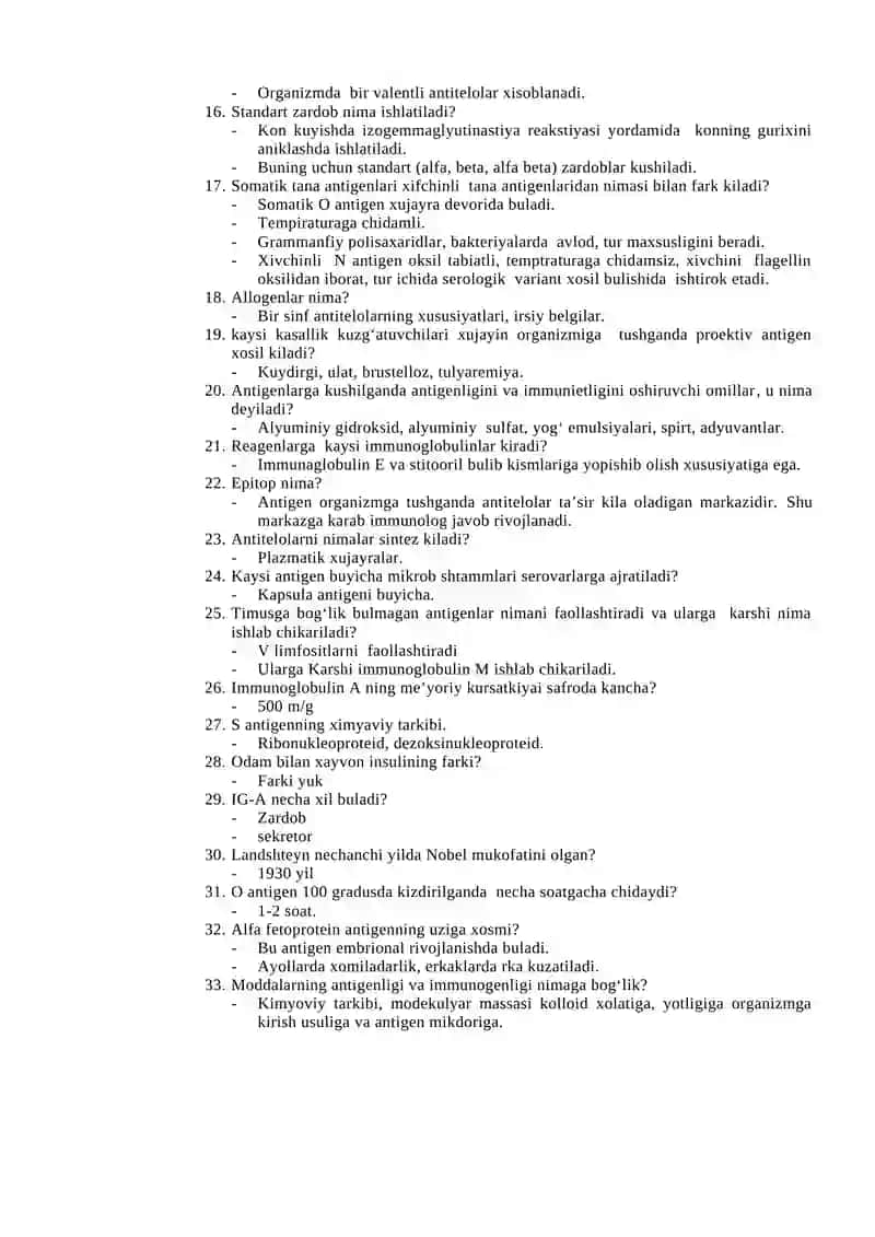Ish o‘yini o‘tkazish uchun savollar to‘plami 2
