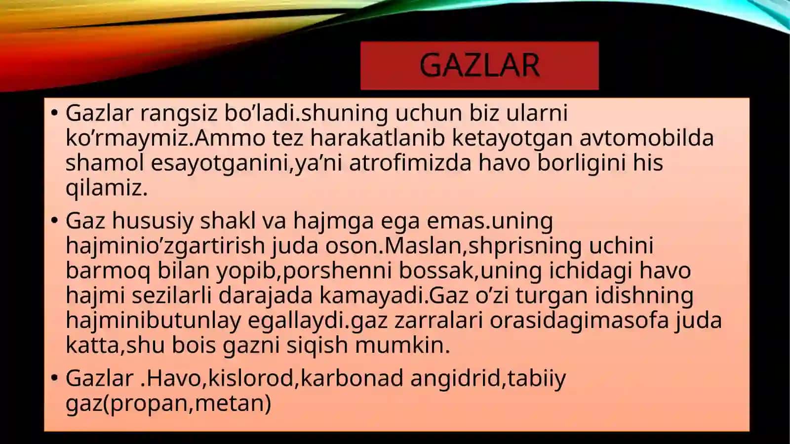 Gazlar 2