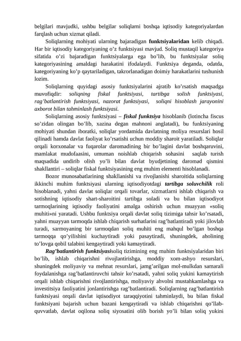 Soliqlar va boshqa majburiy to’lovlar hisobi 2