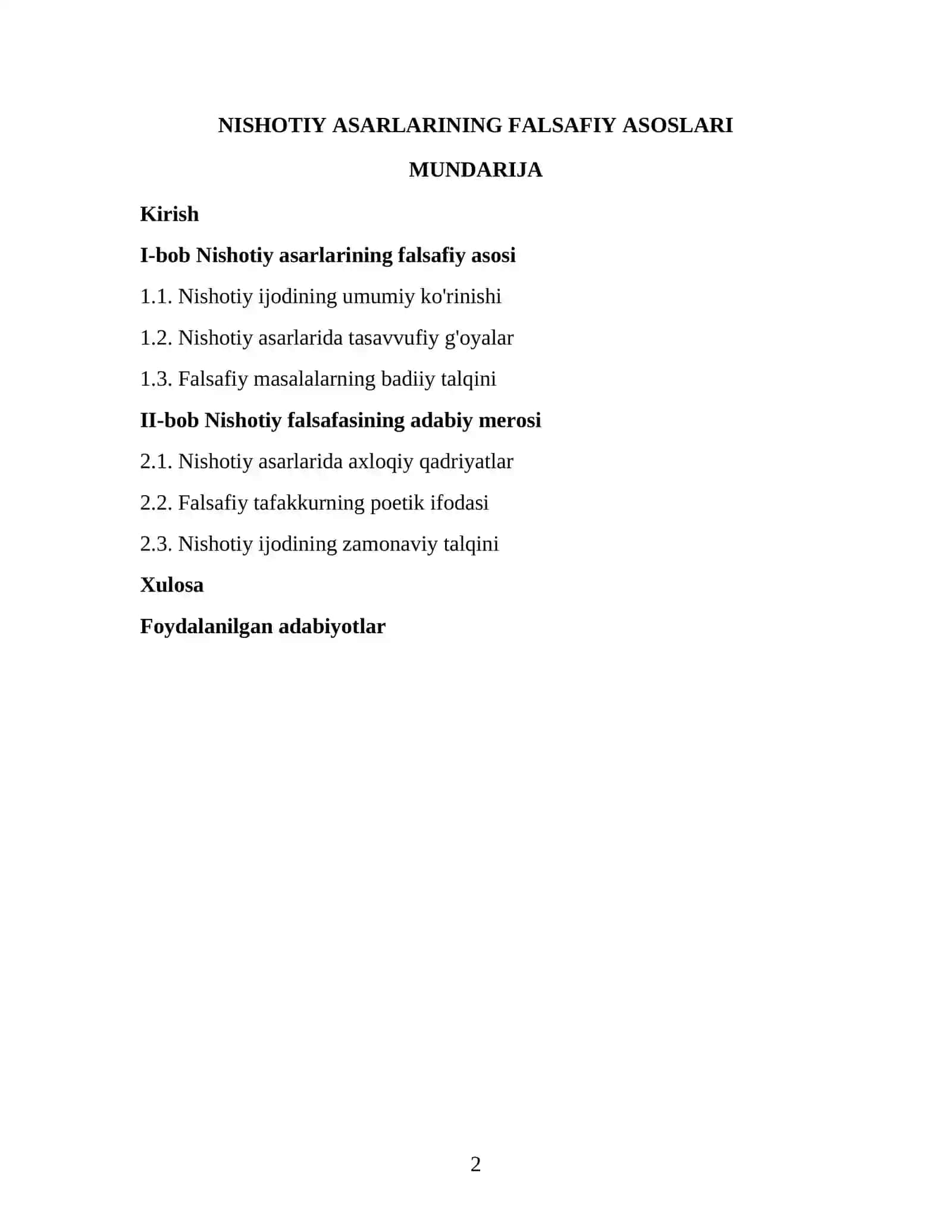 NISHOTIY ASARLARINING FALSAFIY ASOSLARI 2