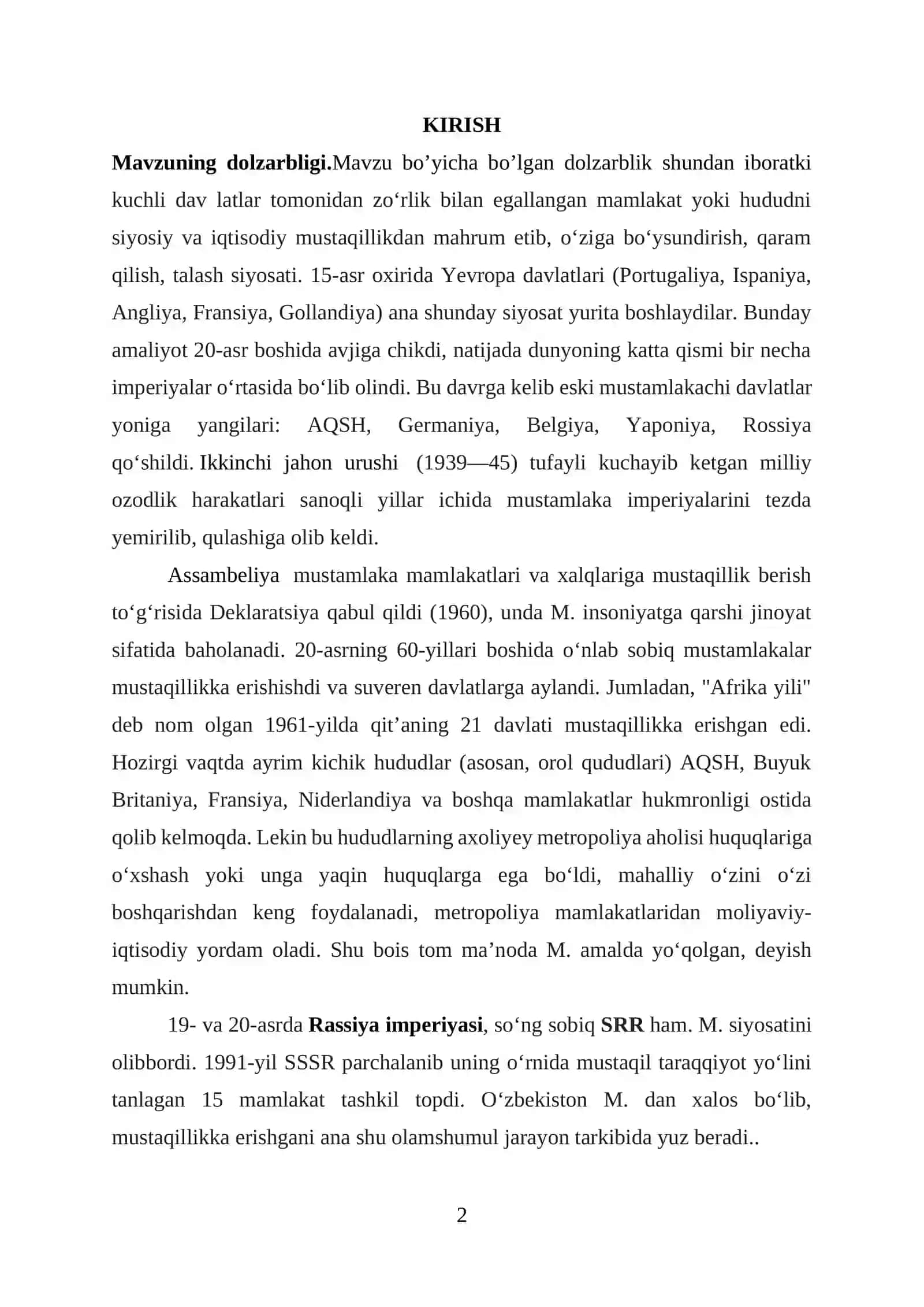 Yevropa davlatlarining mustamlakachilik uchun kurashi (XVIII-asr) 2