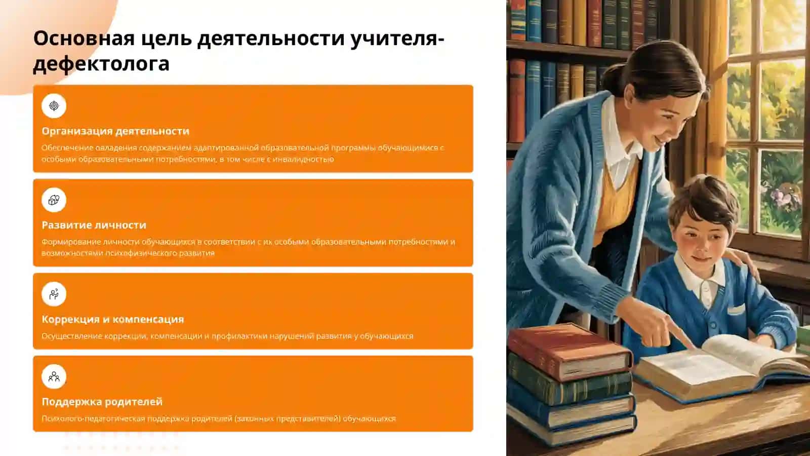 Функции и виды деятельности учителя-дефектолога 2