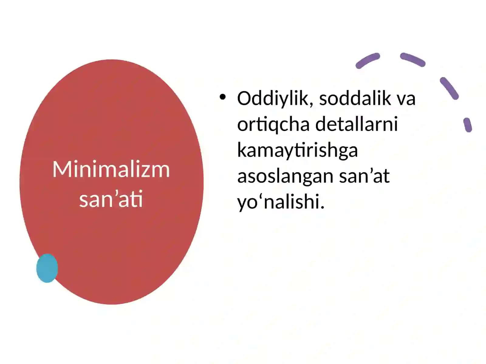 Minimalizm san’ati 2