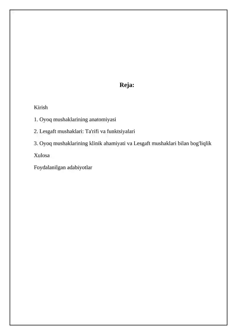 Oyoq mushaklarining anatomiyasi 2