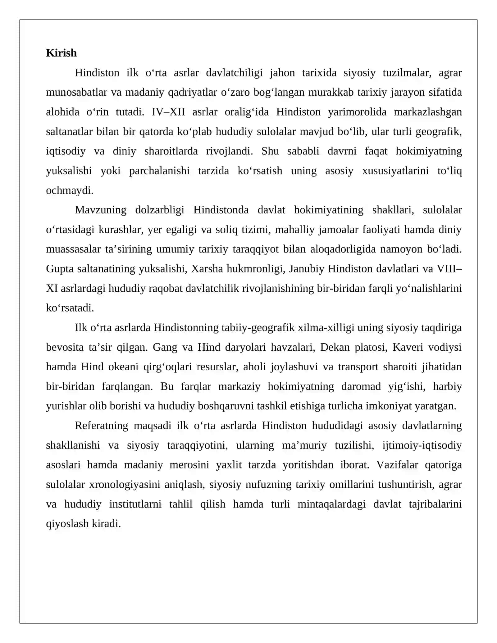 Hindistonda ilk o‘rta asrlarda davlatchilik 2