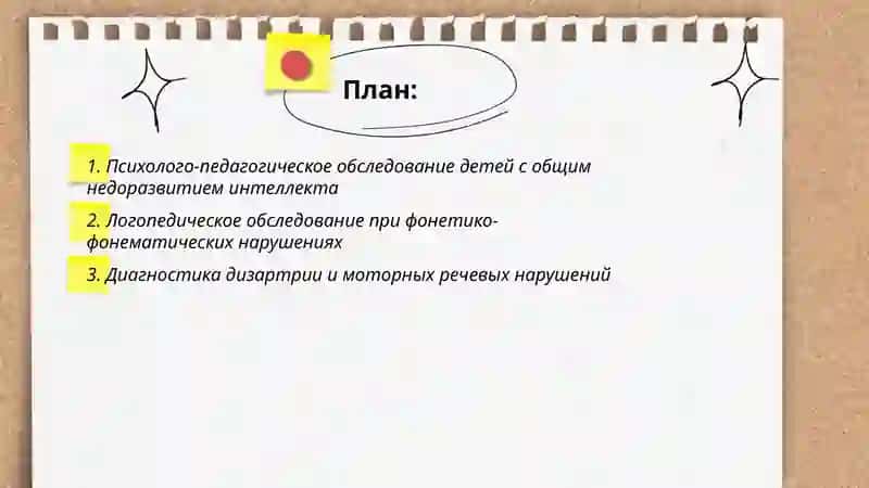 Психолого-педагогическое и логопедическое обследование детей с нарушениями развития. 2