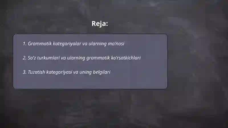 Ona tili praktikum 2