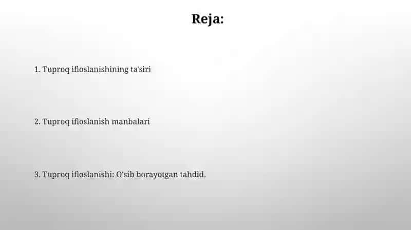 Tuproq Resurslarining Ifloslanishi 2