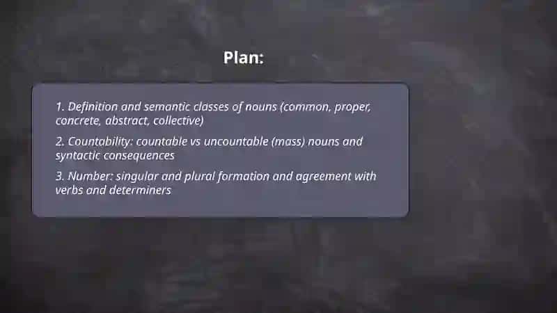 The Noun. Morphological and Syntactical Characteristics of Noun 2