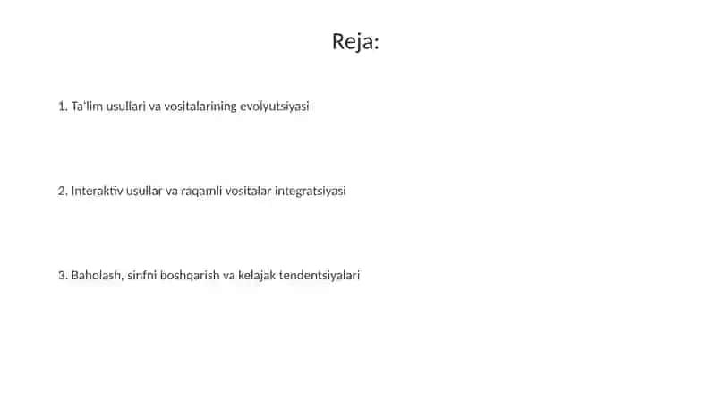 Ta'lim metodları va vositalari 2