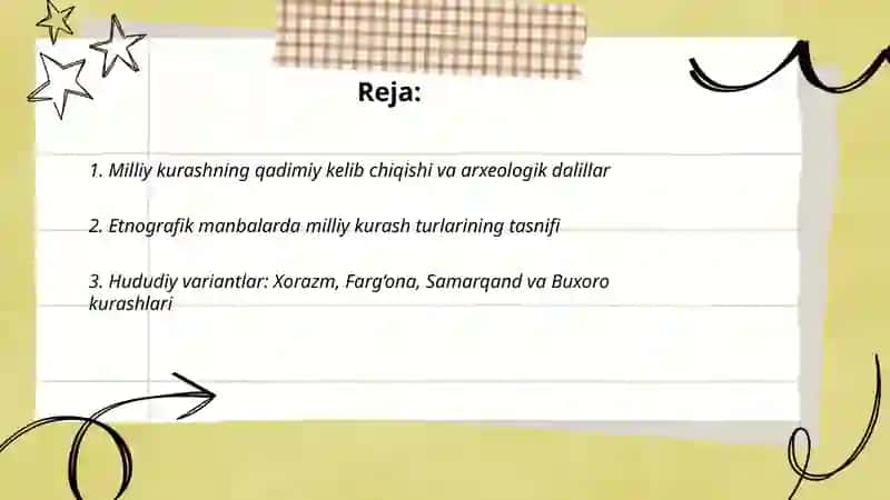 Milliy kurash turlarining rivojlanish tarixi 2