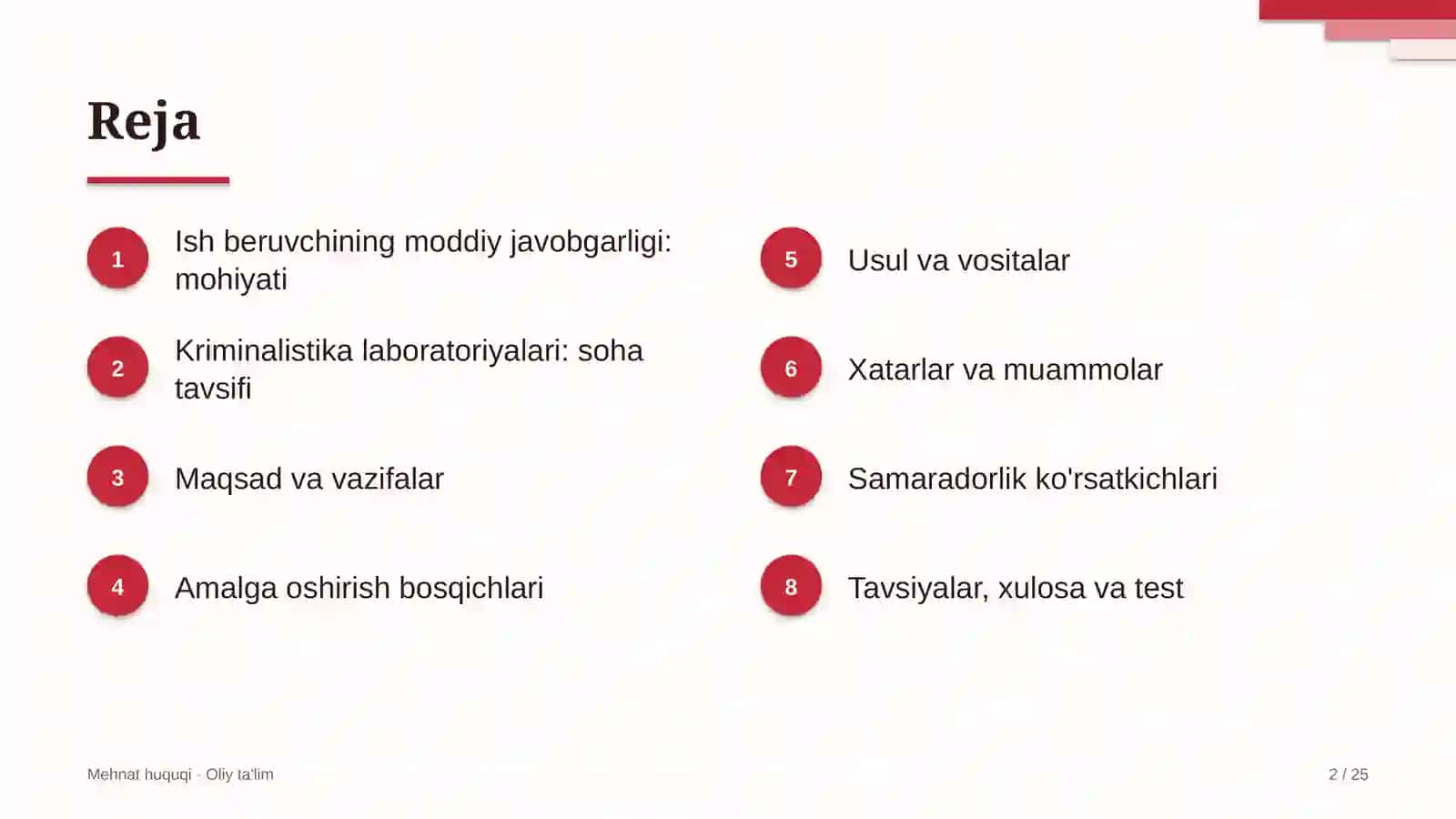 Kriminalistika laboratoriyalarida ish beruvchining moddiy javobgarligi 2