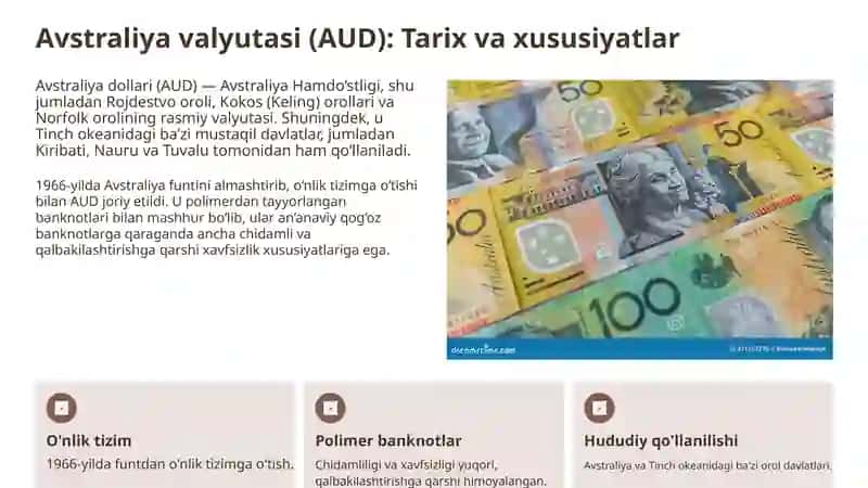 Avstraliya pul tizimi: Keng qamrovli tushuncha 2