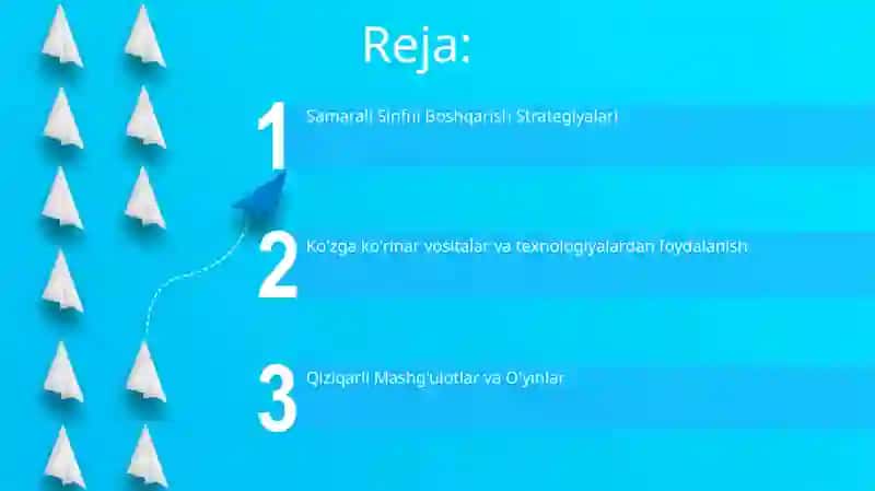 Samarali Sinfni Boshqarish Strategiyalari 2