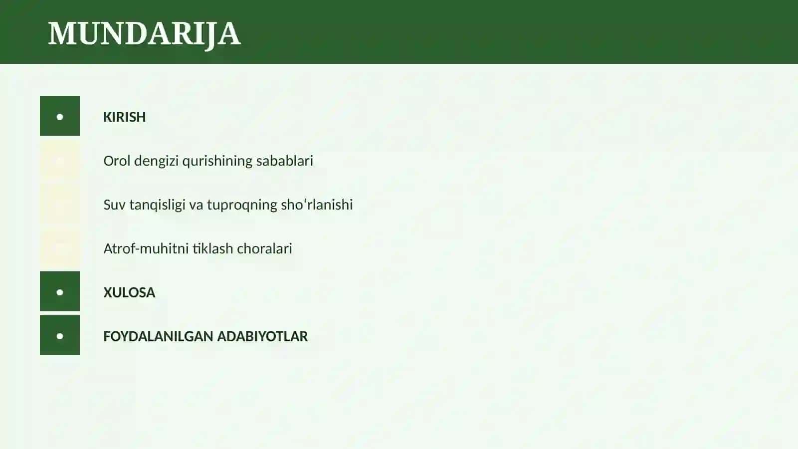 OROL BO'YI HUDUDIDAGI EKOLOGIK MUAMMOLAR 2