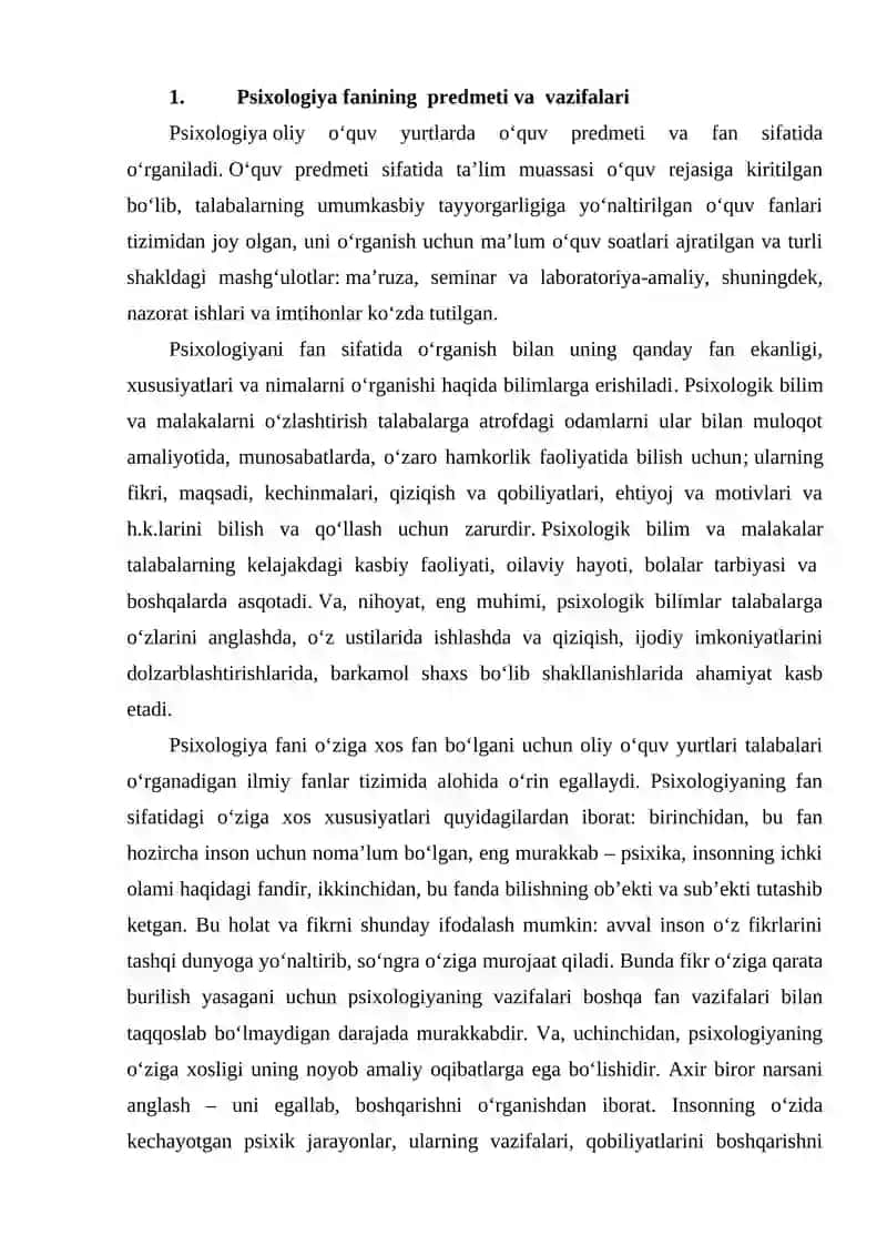 PSIXOLOGIYA TARAQQIYOT TARIXI 2