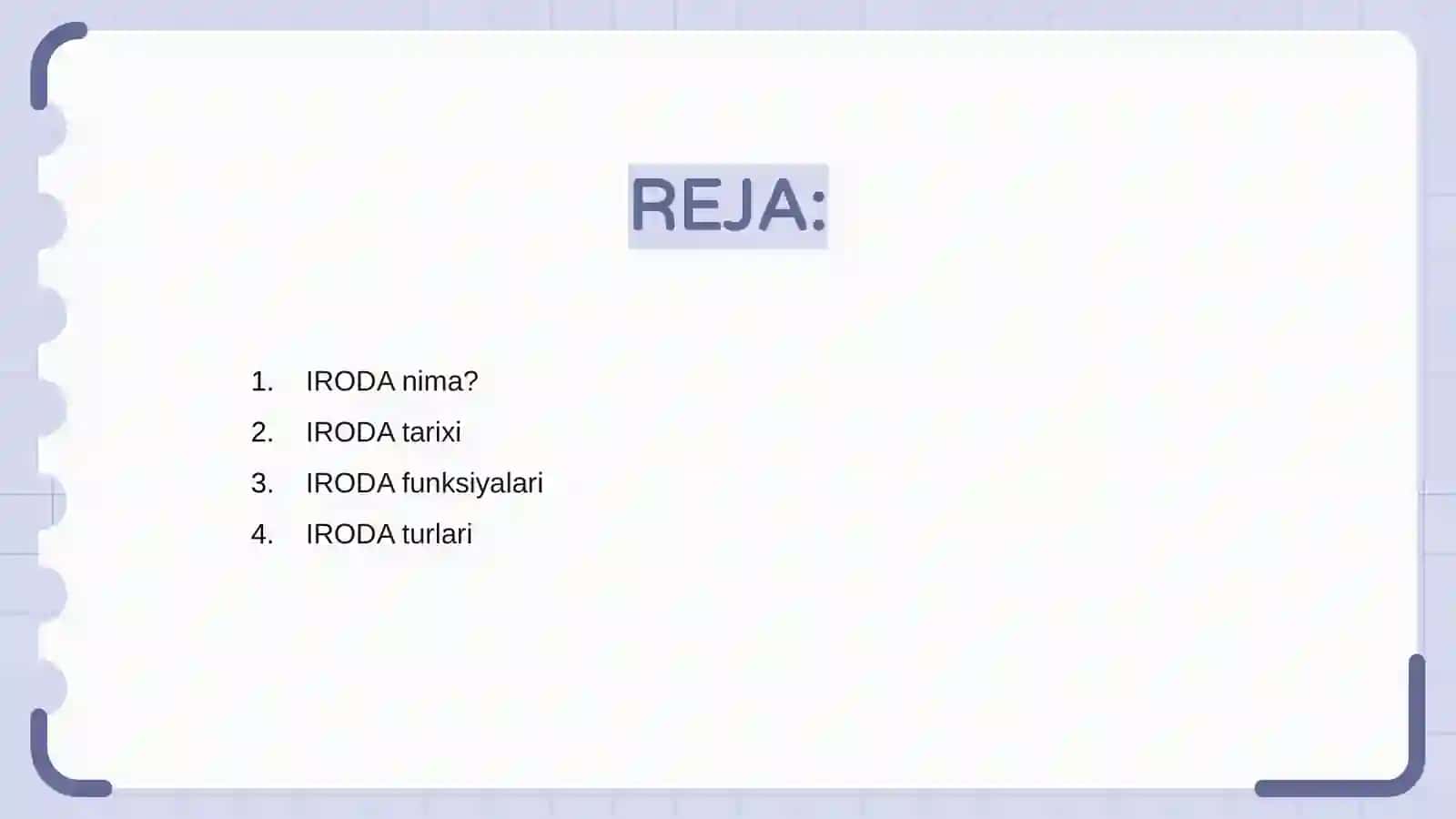 IRODA 2