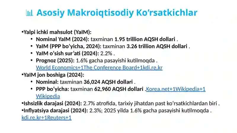 Janubiy Koreya soliq tizimi 2