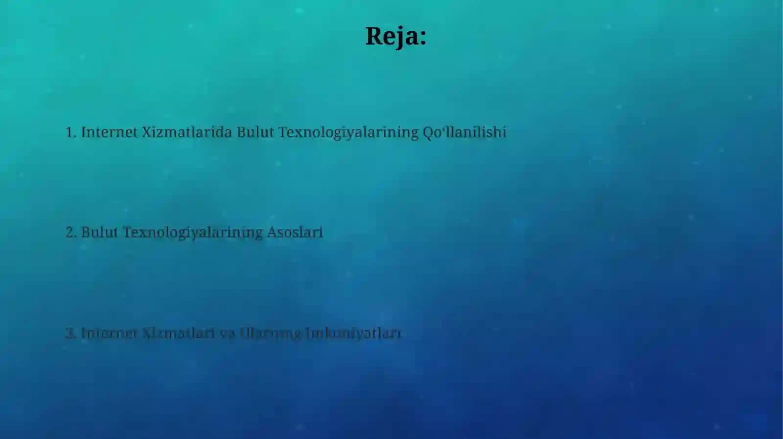 Internet Xizmatlarida Bulut Texnologiyalarining Qo‘llanilishi 2