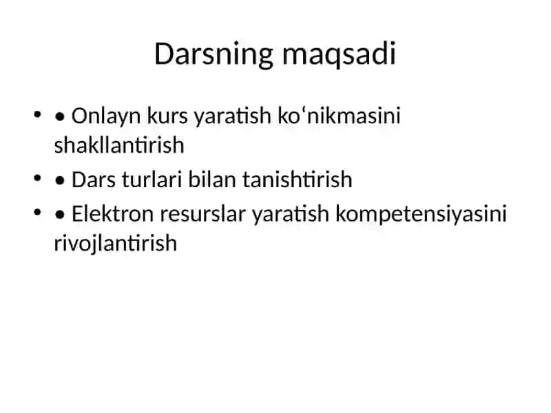 Biologiya fanidan dars ishlanmasi 2