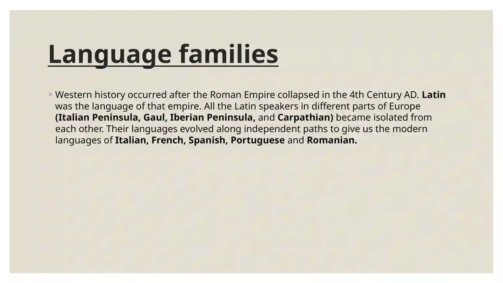 Introduction to the Roman-German Philology 2