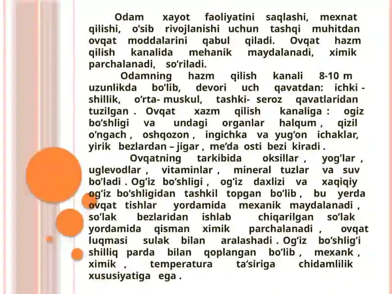 Ovqatlanish gigienasi 2