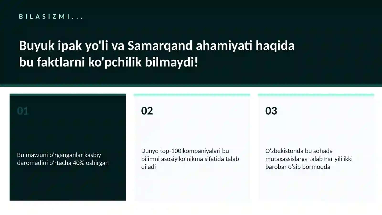 Buyuk ipak yo'li va Samarqand ahamiyati 2
