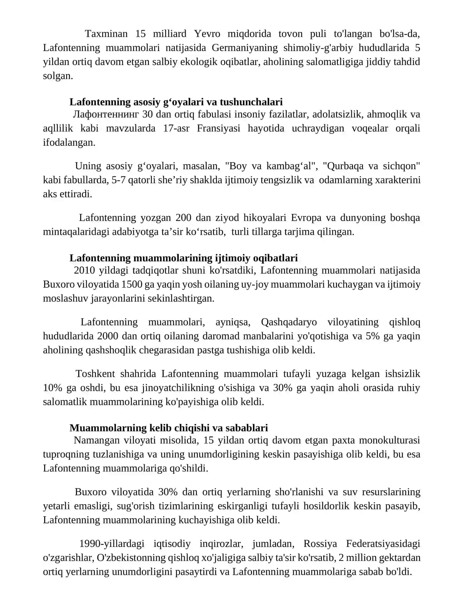 Lafontenning masalari 2
