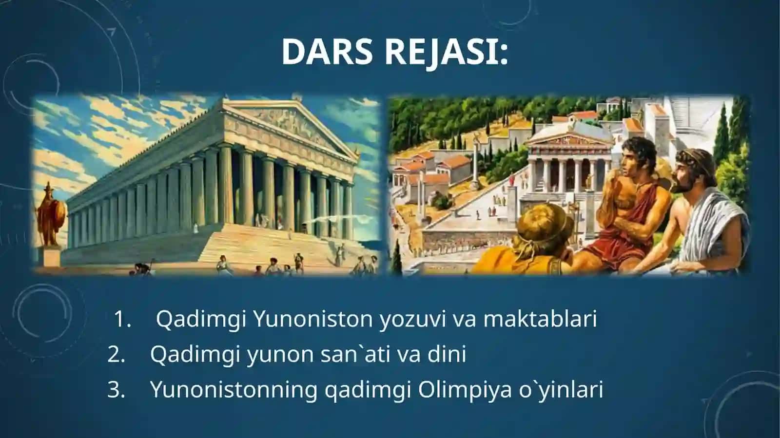 Qadimgi yunoniston madaniyati 2
