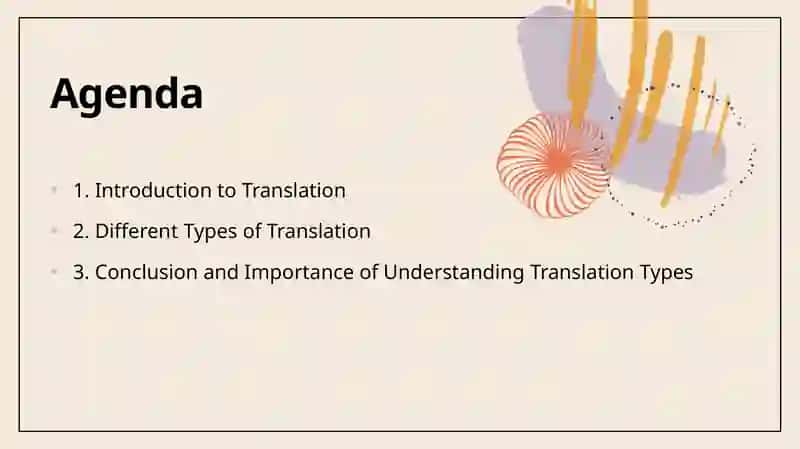 Types of translation 2