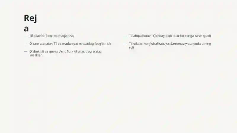 Til oilalari va ularning o'zaro aloqalari 2
