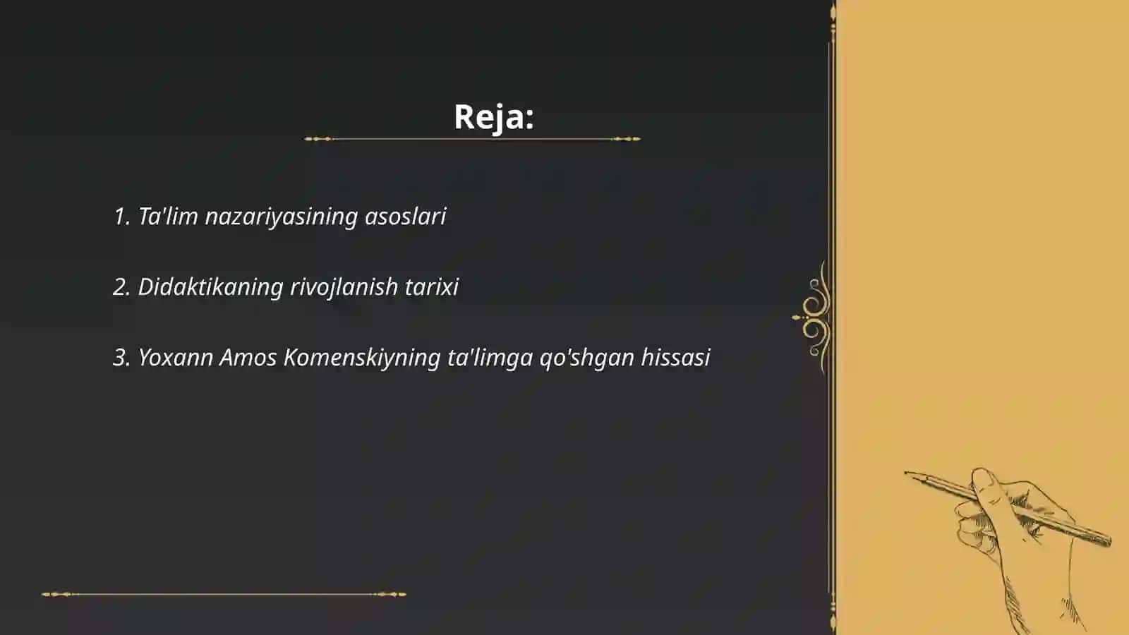 Ta'lim nazariyasining asoslari 2