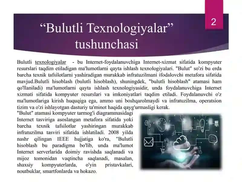 Bulutli Texnologiyalar 2