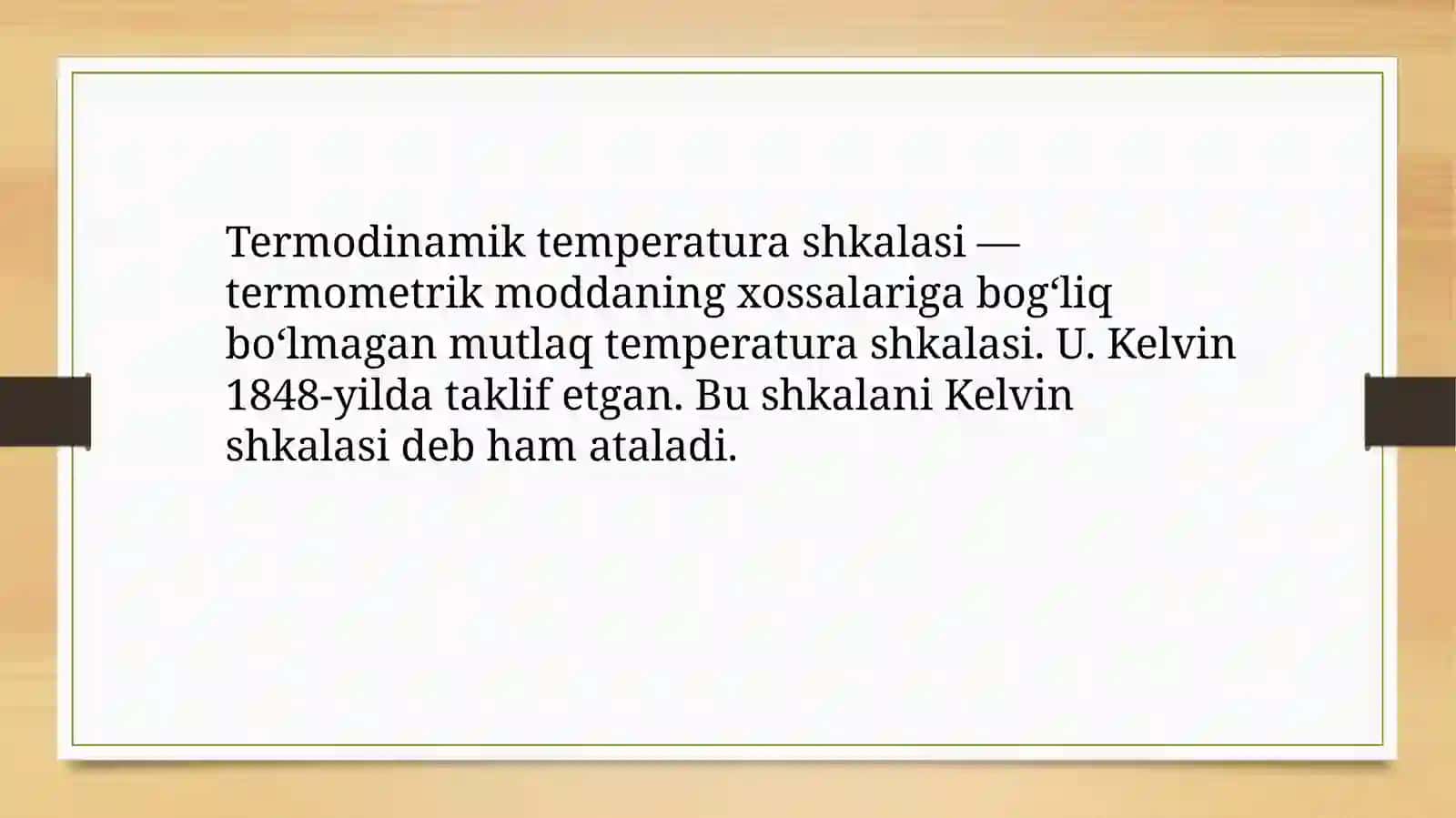 Termodinamik temperatura shkalasi 2