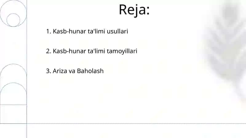 Kasb hunarga yonaltirish tamoyillari shakl va metodlari 2