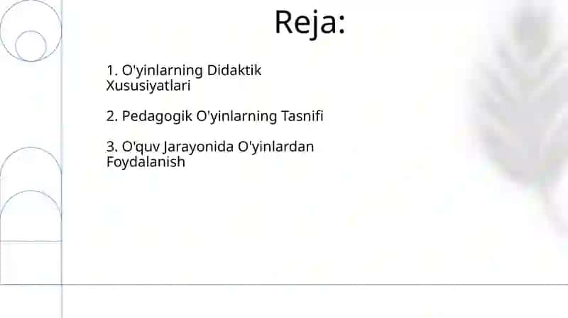 Pedagogik oʻyinlar tipologiyasi 2